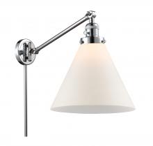 Innovations Lighting 237-PC-G41-L - Cone - 1 Light - 12 inch - Polished Chrome -Adjustable Swing Arm