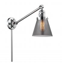 Innovations Lighting 237-PC-G63 - Cone - 1 Light - 8 inch - Polished Chrome -Adjustable Swing Arm