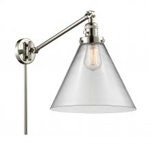 Innovations Lighting 237-PN-G42-L-LED - Cone - 1 Light - 12 inch - Polished Nickel -Adjustable Swing Arm