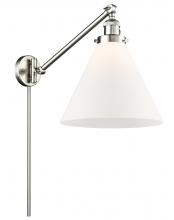 Innovations Lighting 237-SN-G41-L-LED - Cone - 1 Light - 12 inch - Brushed Satin Nickel -Adjustable Swing Arm