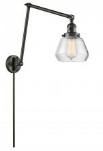 Innovations Lighting 238-OB-G172-LED - Fulton - 1 Light - 8 inch - Oil Rubbed Bronze -Adjustable Swing Arm