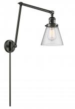 Innovations Lighting 238-OB-G64-LED - Cone - 1 Light - 8 inch - Oil Rubbed Bronze -Adjustable Swing Arm