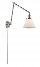 Innovations Lighting 238-SN-G41-LED - Cone - 1 Light - 8 inch - Brushed Satin Nickel -Adjustable Swing Arm