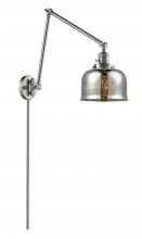 Innovations Lighting 238-SN-G78 - Bell - 1 Light - 8 inch - Brushed Satin Nickel -Adjustable Swing Arm