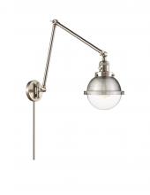 Innovations Lighting 238-SN-HFS-62-SN-LED - Hampden - 1 Light - 7 inch - Brushed Satin Nickel -Adjustable Swing Arm