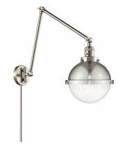 Innovations Lighting 238-SN-HFS-84-SN-LED - Hampden - 1 Light - 9 inch - Brushed Satin Nickel -Adjustable Swing Arm
