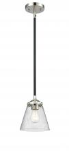Innovations Lighting 284-1S-BPN-G64-LED - Cone - 1 Light - 6 inch - Black Polished Nickel - Cord hung - Mini Pendant