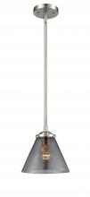Innovations Lighting 284-1S-SN-G43-LED - Cone - 1 Light - 8 inch - Brushed Satin Nickel - Cord hung - Mini Pendant