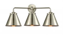 Innovations Lighting 284-3W-SN-M13-SN-LED - Appalachian - 3 Light - 26 inch - Brushed Satin Nickel - Bath Vanity Light
