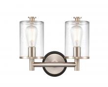 Innovations Lighting 418-2W-BSN-SDY-LED - Marlowe - 2 Light - 14 inch - Black Satin Nickel - Bath Vanity Light