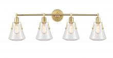 Innovations Lighting 422-4W-SB-G4222-7-LED - Luna - 4 Light - 40 inch - Satin Brass - Bath Vanity Light