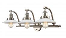 Innovations Lighting 515-3W-SN-G1-LED - Halophane - 3 Light - 28 inch - Brushed Satin Nickel - Adjustable Bath Vanity Light