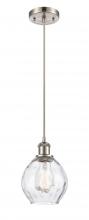 Innovations Lighting 516-1P-SN-G362-LED - Waverly - 1 Light - 6 inch - Brushed Satin Nickel - Cord hung - Mini Pendant