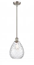 Innovations Lighting 516-1S-SN-G372-LED - Waverly - 1 Light - 8 inch - Brushed Satin Nickel - Mini Pendant