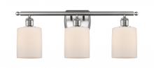 Innovations Lighting 516-3W-SN-G111-LED - Cobbleskill - 3 Light - 25 inch - Brushed Satin Nickel - Bath Vanity Light