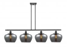 Innovations Lighting 516-4I-BK-G93-L - Fenton - 4 Light - 49 inch - Matte Black - Cord hung - Island Light