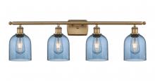 Innovations Lighting 516-4W-BB-G558-6BL - Bella - 4 Light - 36 inch - Brushed Brass - Bath Vanity Light