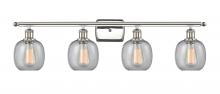 Innovations Lighting 516-4W-PN-G104-LED - Belfast - 4 Light - 36 inch - Polished Nickel - Bath Vanity Light