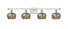 Innovations Lighting 516-4W-WPC-G96 - Fenton - 4 Light - 37 inch - White Polished Chrome - Bath Vanity Light