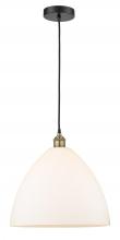 Innovations Lighting 616-1P-BAB-GBD-161-LED - Bristol - 1 Light - 16 inch - Black Antique Brass - Cord hung - Pendant