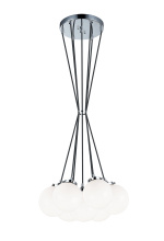 Matteo Lighting C63007CHOP - The Bougie Chrome Pendant