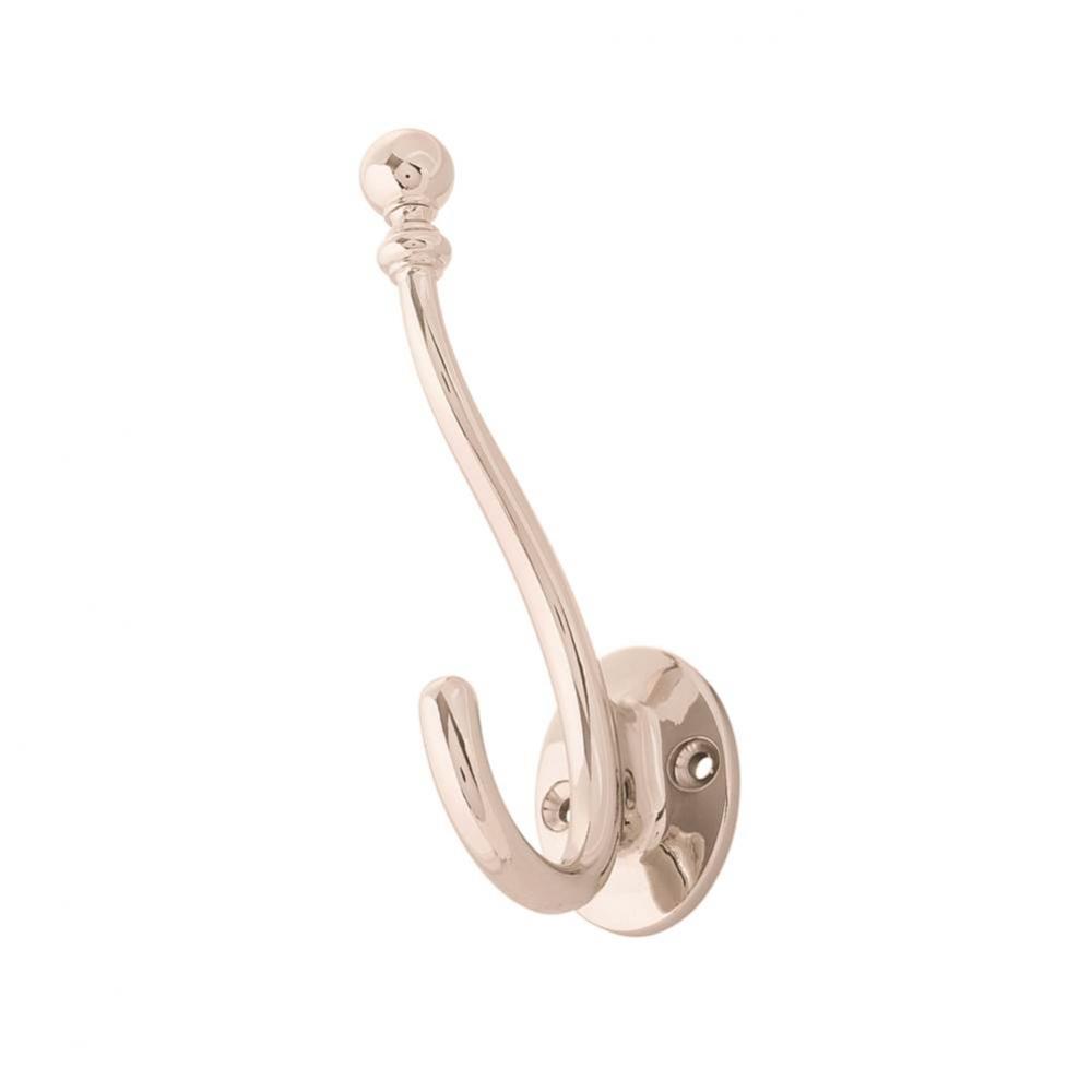 Coat and Hat Hook 5-1/4 Inch Long