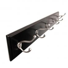 Hickory Hardware S077224-BLSN - 5 Coat and Hat Hook Rail 28 Inch Long