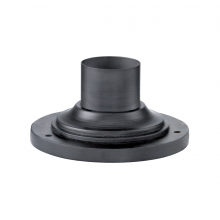 Troy PMB4942-WZN - Weathered Zinc Round Pier Mount