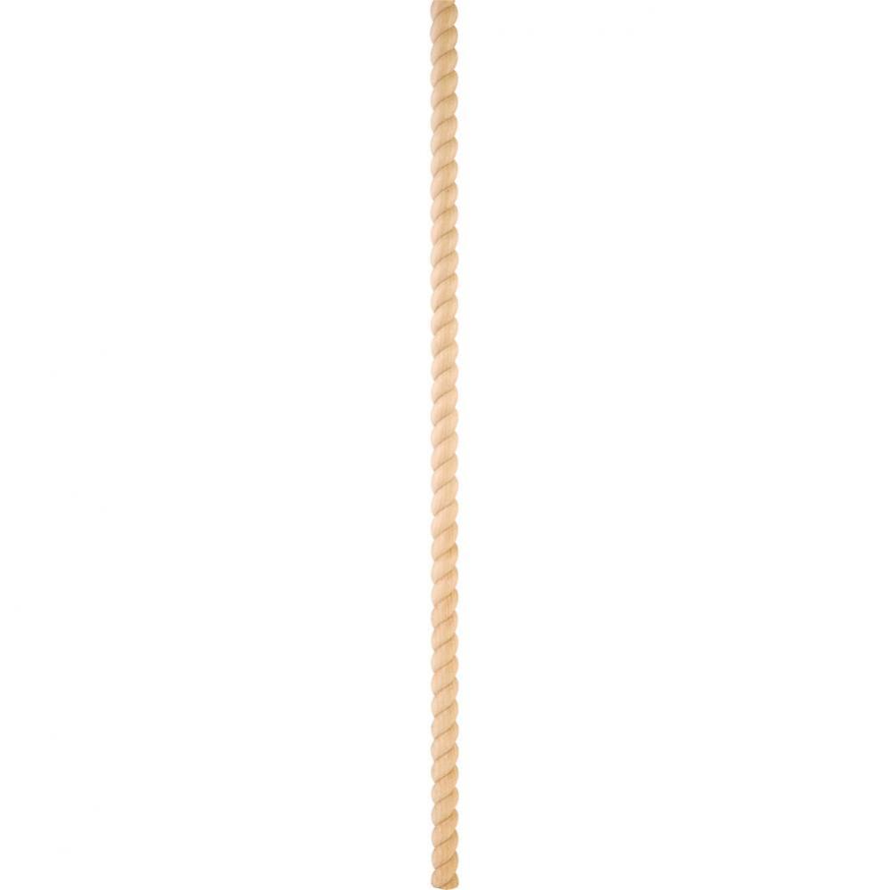 Tight Twist Rope Moulding Half Round