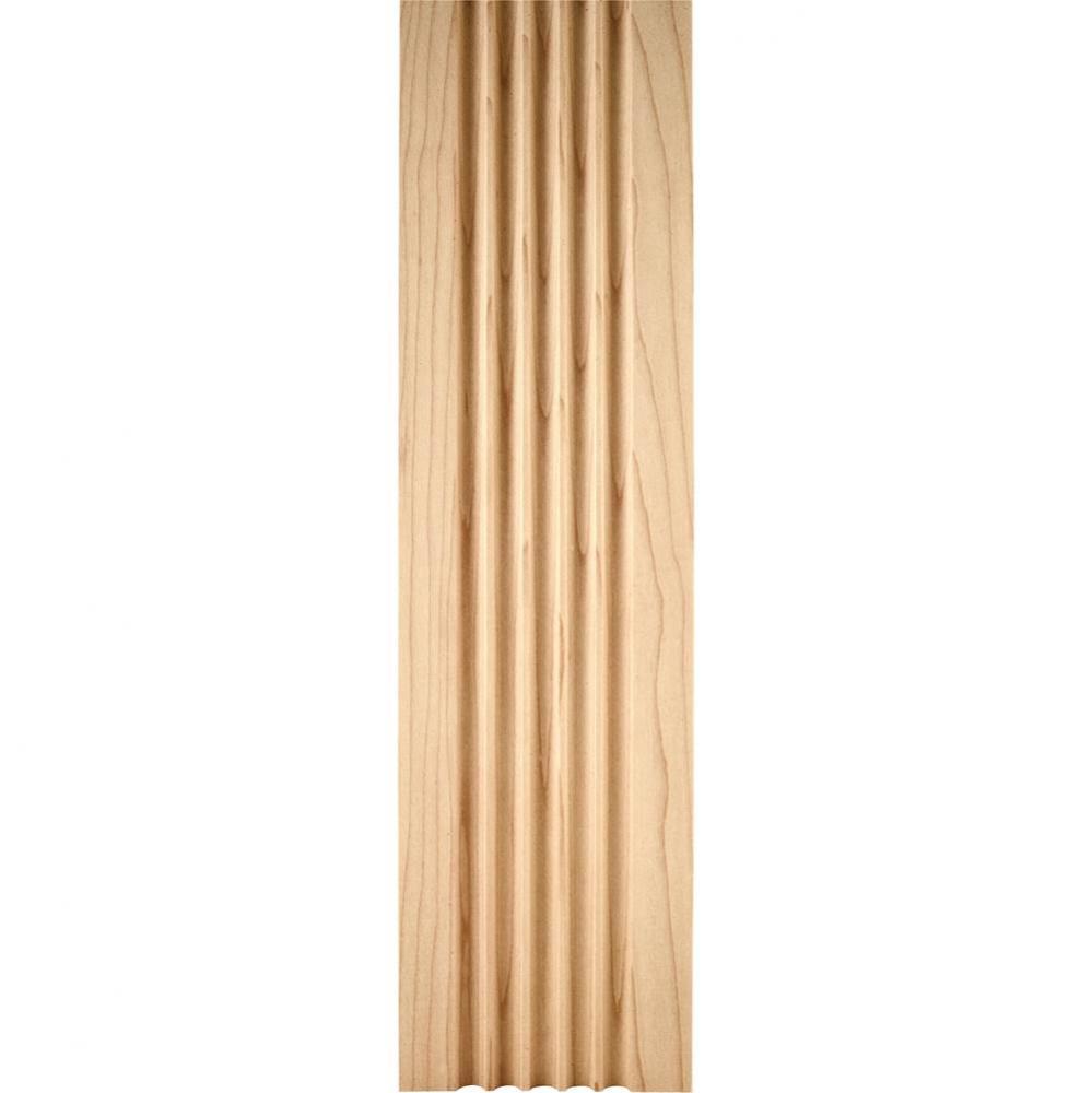 5/8'' D x 4'' H Alder Fluted Moulding