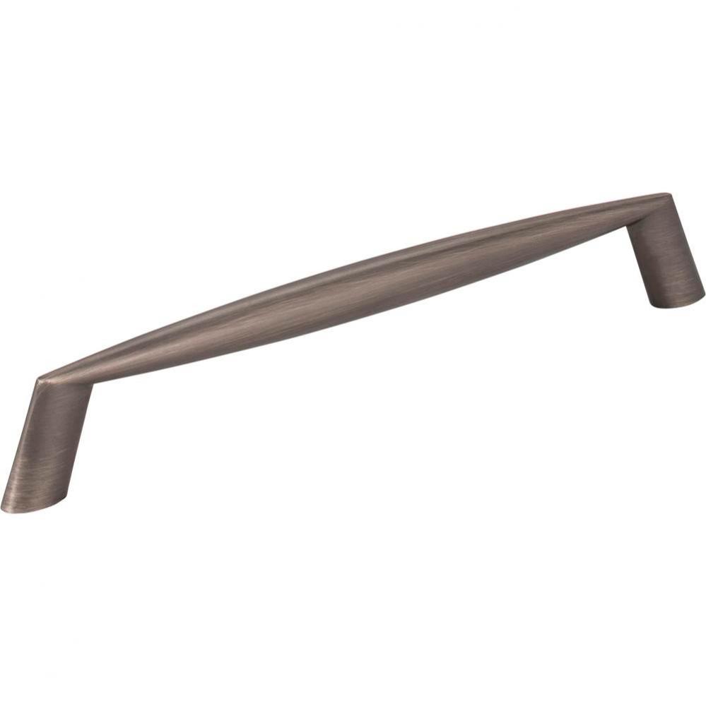 160 mm Center-to-Center Brushed Pewter Zachary Cabinet Pull