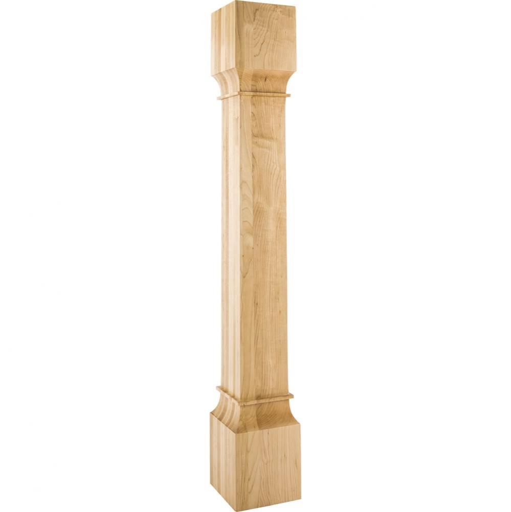 6'' W x 6'' D x 42'' H Alder Square Post