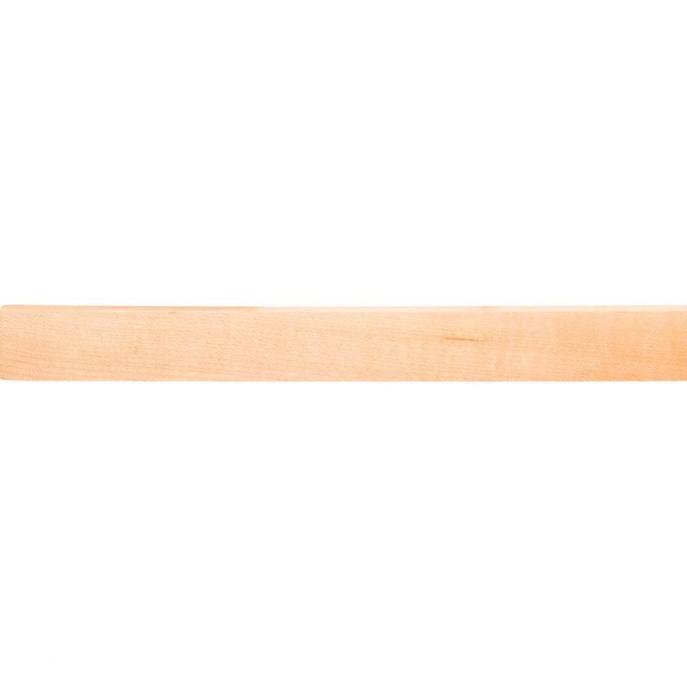 1/4'' D x 1'' H Hard Maple Flat Scribe Moulding