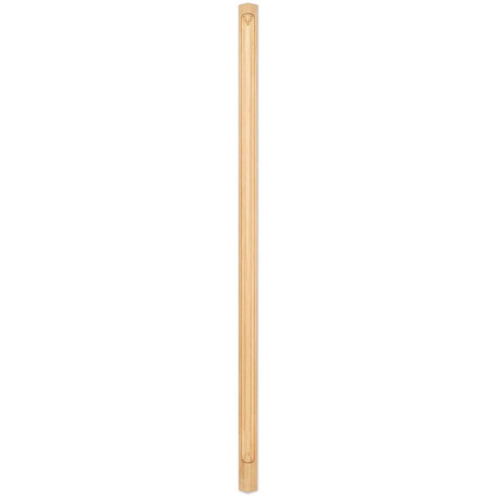 2-3/4'' W x 2-3/4'' D x 96'' H Alder Acanthus Corner Post
