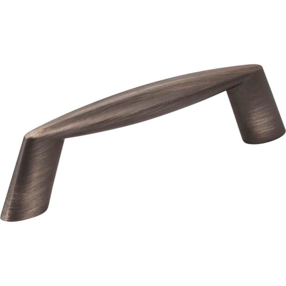 3'' Center-to-Center Brushed Pewter Zachary Cabinet Pull