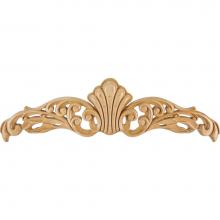 Hardware Resources ONL-04-20CH - 20'' W x 3/4'' D x 5-3/4'' H Cherry Art Nouveau Onlay