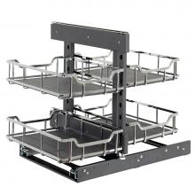 Hardware Resources SWS-BCS15PC - STORAGE WITH STYLE  15'' Polished Chrome Blind Corner Organizer