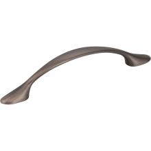 Hardware Resources 80814-BNBDL - 96 mm Center-to-Center Brushed Pewter Arched Somerset Cabinet Pull