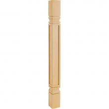 Hardware Resources PS-9-3MP - 3'' W x 3'' D x 35-1/2'' H Maple Square Mission Post