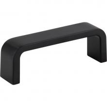 Hardware Resources 193-3MB - 3'' Center-to-Center Matte Black Square Asher Cabinet Pull