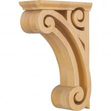 Hardware Resources COR2-1CH - 3'' W x 6-5/8'' D x 10'' H Cherry Open Space Corbel