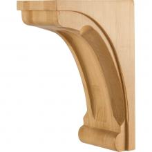 Hardware Resources COR41-3-ALD - 5'' W x 8'' D x 12'' H Alder Scooped Corbel
