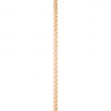 Hardware Resources RMH58OK-8 - Rope Moulding Half Round