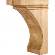 Hardware Resources COR44-3-HMP - 5'' W x 8'' D x 12'' H Hard Maple Cove Corbel