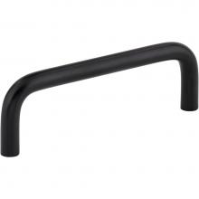 Hardware Resources S271-3.5MB - 3-1/2'' Center-to-Center Matte Black Torino Cabinet Wire Pull