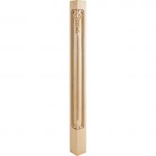 Hardware Resources CP-2CH - 2-3/4'' W x 2-3/4'' D x 35-1/2'' H Cherry Grape Corner Post